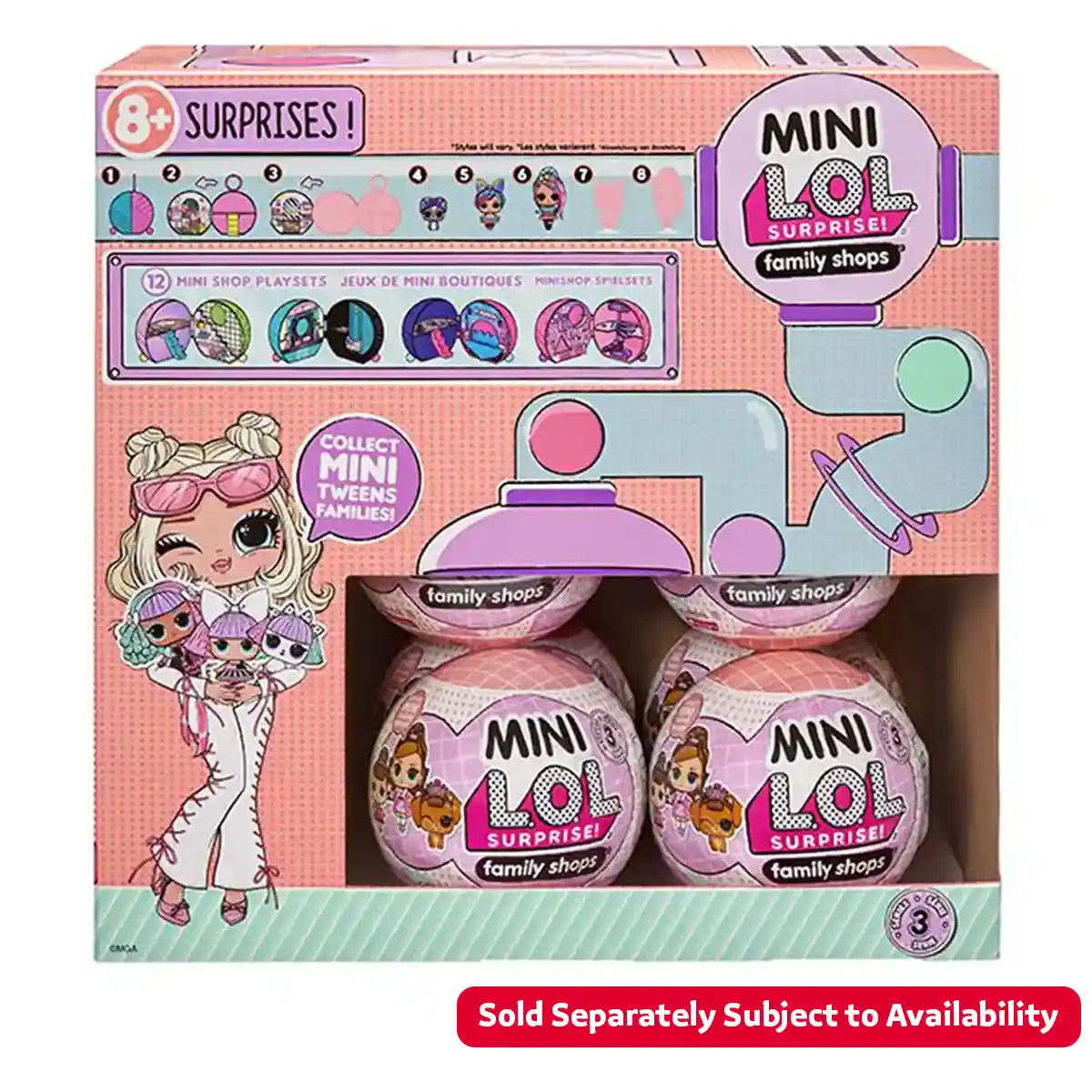 L.O.L. Surprise Mini Family Asst S3 in PDQ