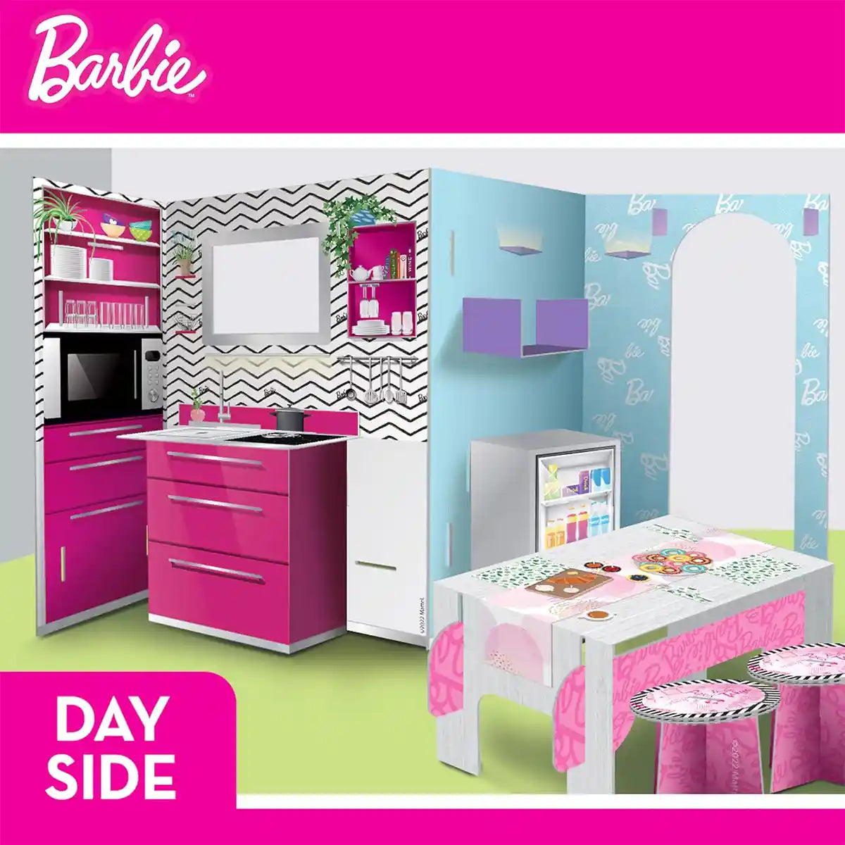 Lisciani Barbie Loft - Create and Decorate (Doll Included) - Kiddy Zone