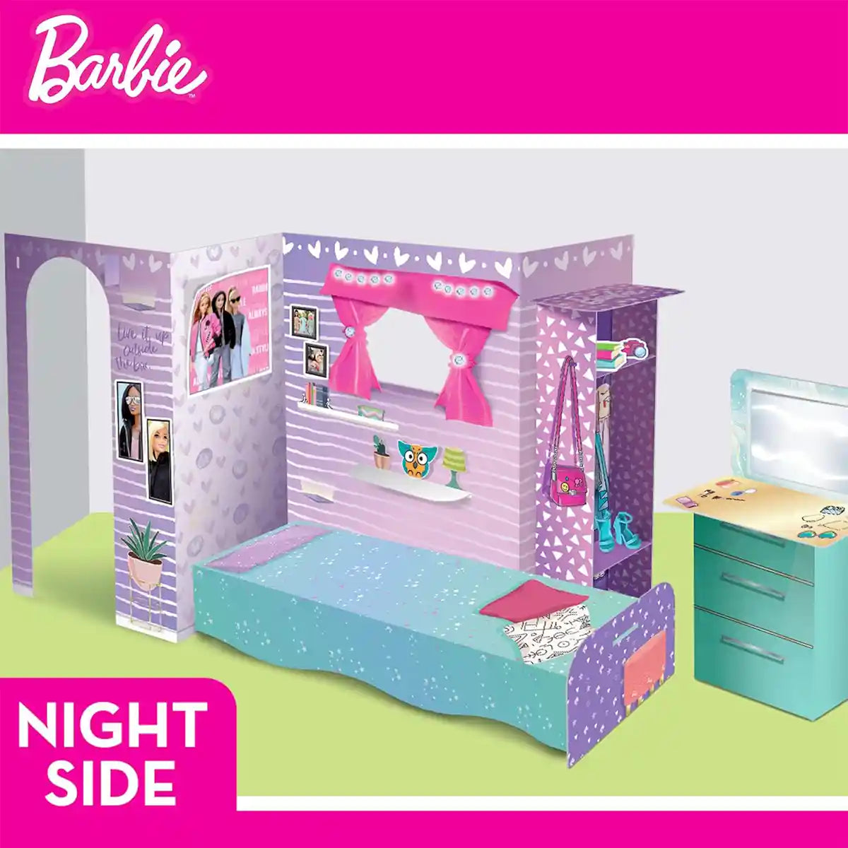 Lisciani Barbie Loft - Create and Decorate (Doll Included) - Kiddy Zone