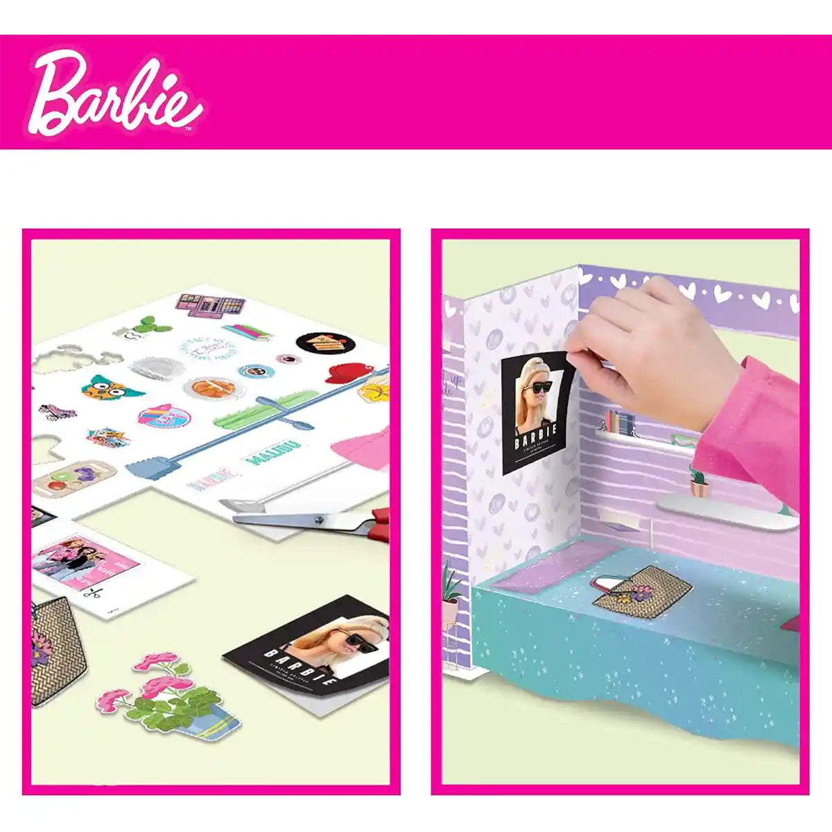 Lisciani Barbie Loft - Create and Decorate (Doll Included) - Kiddy Zone
