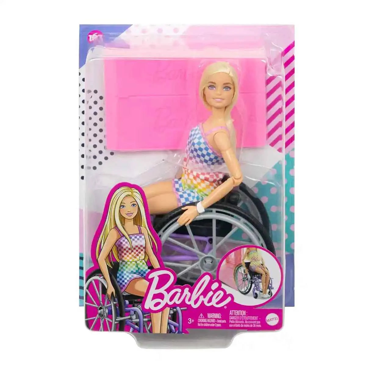 Barbie Fashionistas Doll + Wheelchair - Kiddy Zone