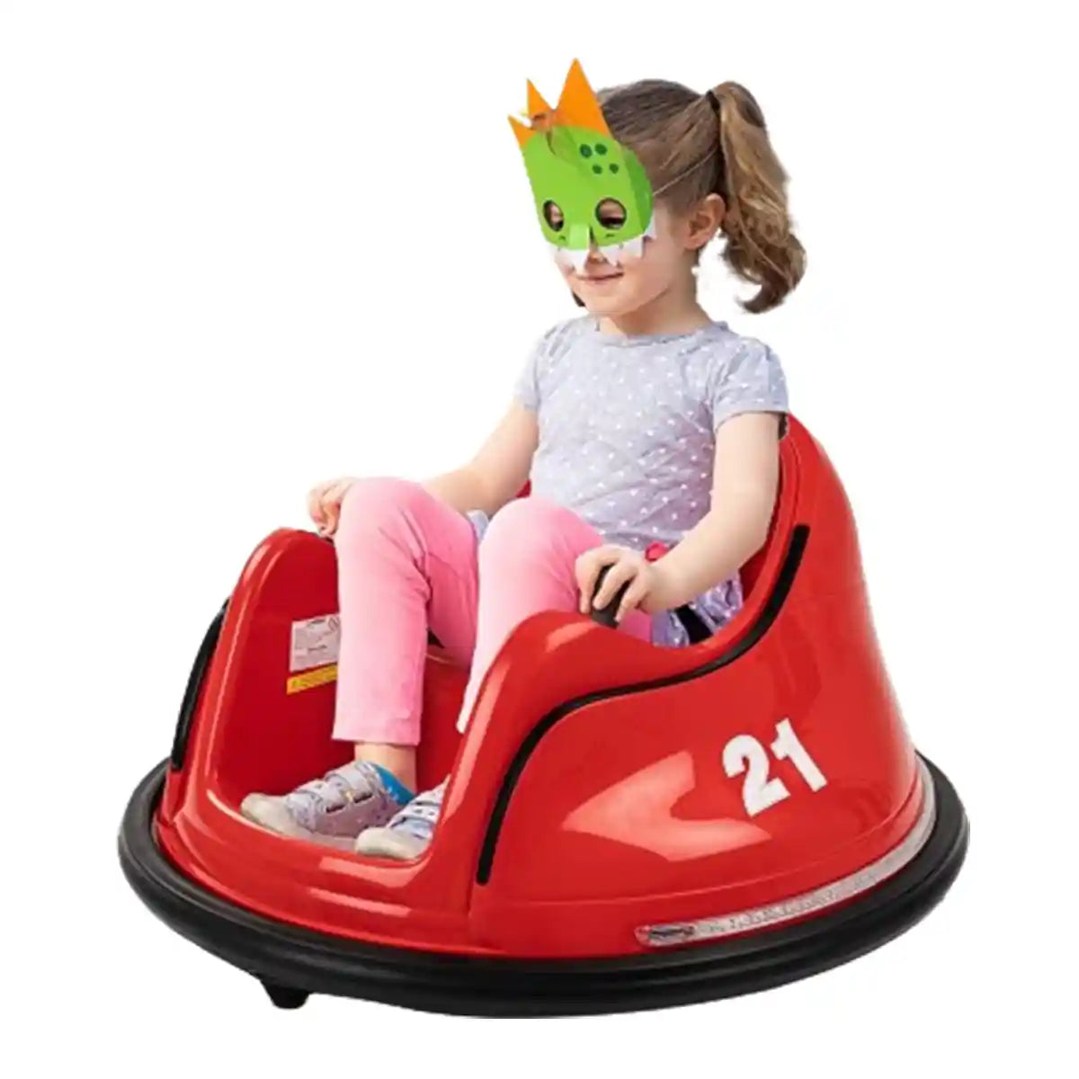 Bumper Spinning 360° Ride On Car Red W/ 2 motors