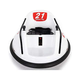 Bumper Spinning 360° Ride On Car White W/ 2motors - Kiddy Zone