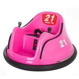 Bumper Spinning 360Â° Ride On Car Pink W/ 2 motors - Kiddy Zone