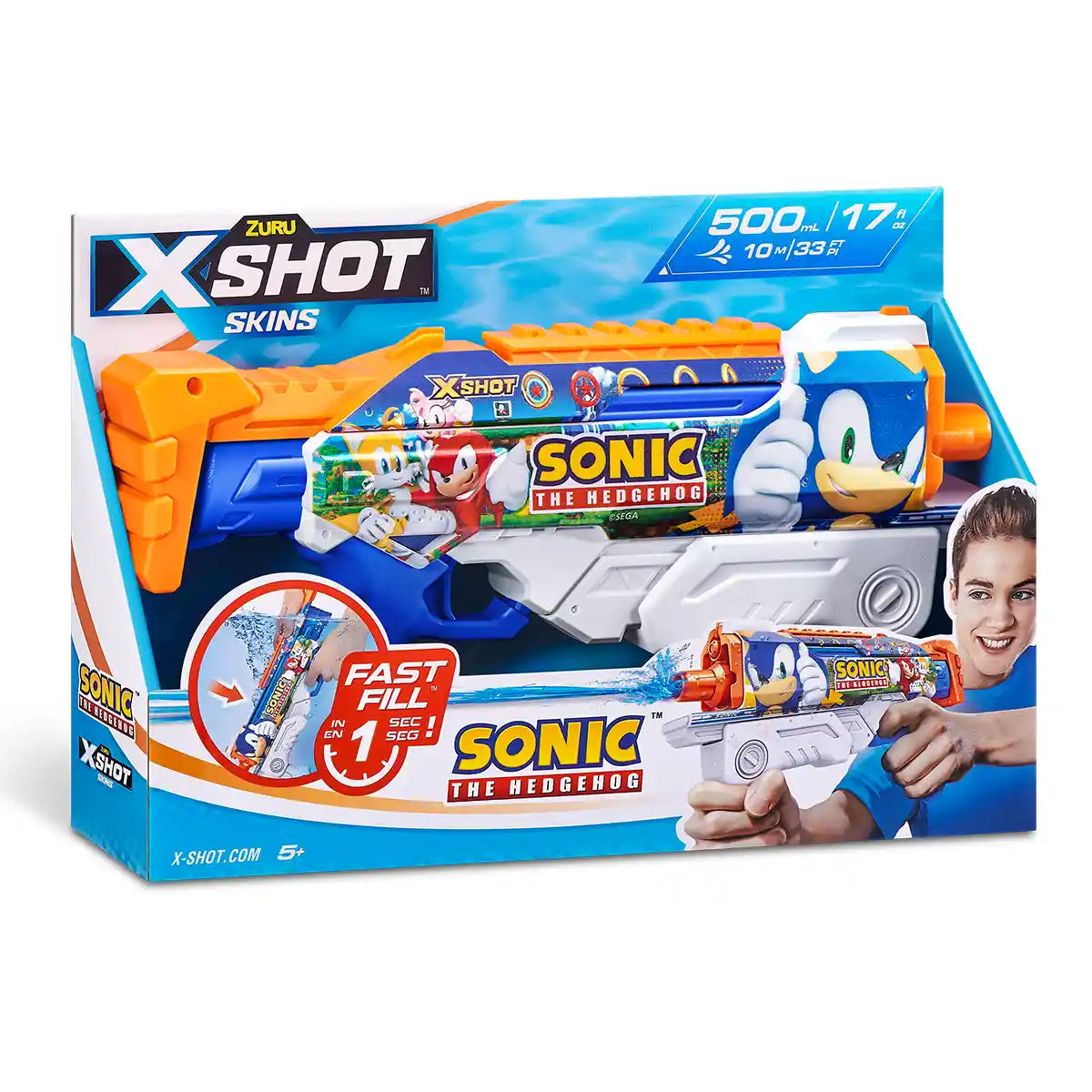 X-Shot Hyper load Fast Fill Skins Sonic