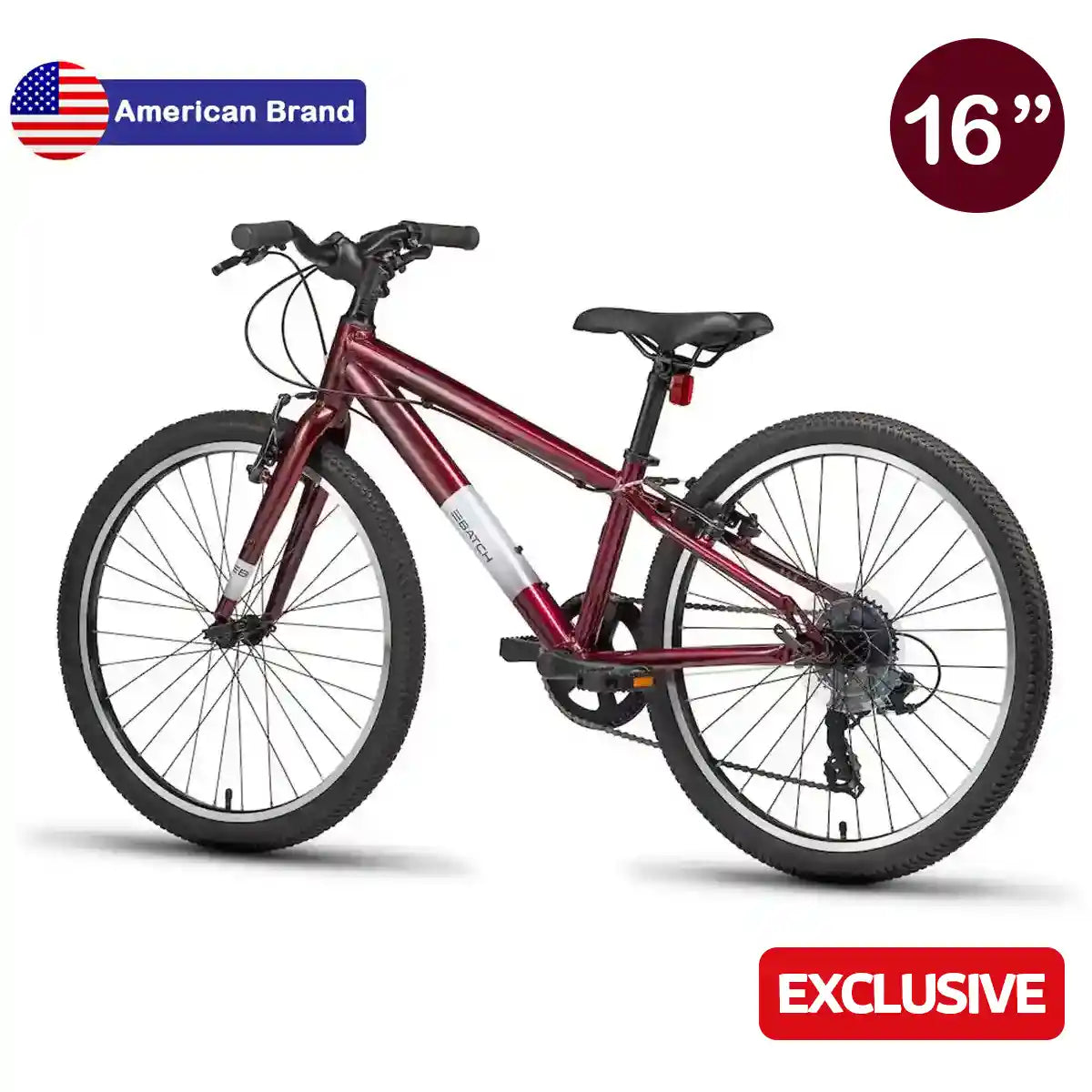 BATCH 16" LIFESTYLE HYBRID BIKES 700C SMALL - Gloss Deep Orchid