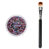 Lukky Body Glitter Gel w/ Brush 0.85 Fl.Oz. Color Mi