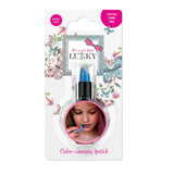 Lukky Lipstick Changing Turns Pink Base 0.12Oz Blue