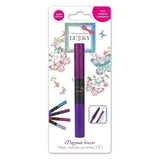 Lukky 2-In-1 Mascara & Glitter For Eyelashes Bold Shimmer Purple 10 ml