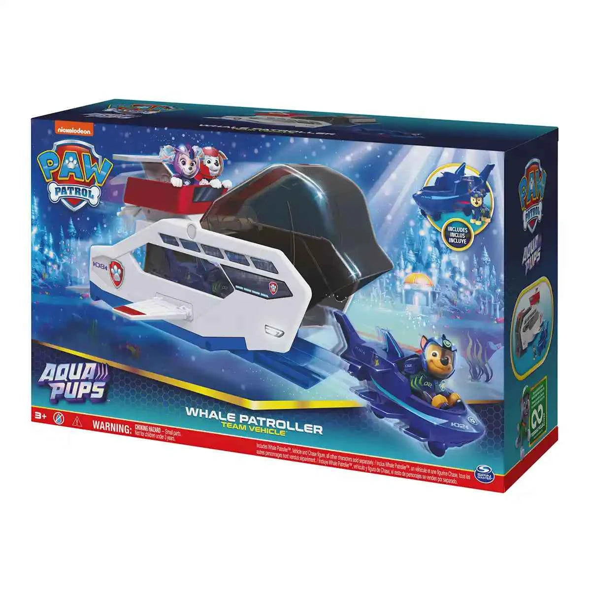 Paw Patrol Aqua Whale Patroller - Kiddy Zone