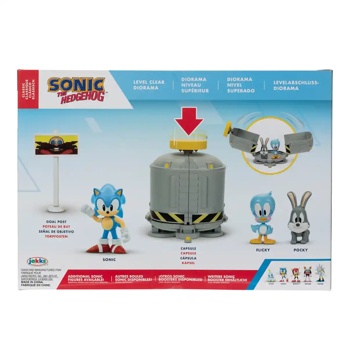 Sonic 2.5" Level Clear Diorama Set