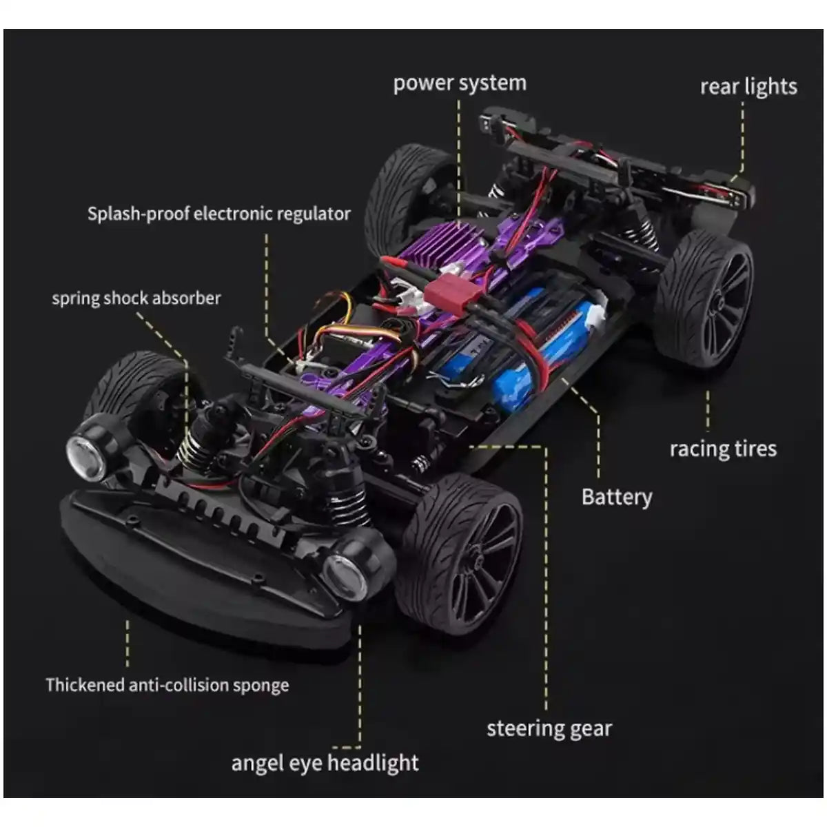 R/C 1:16 Rapidly Cross Country Vehicle 14yrs+