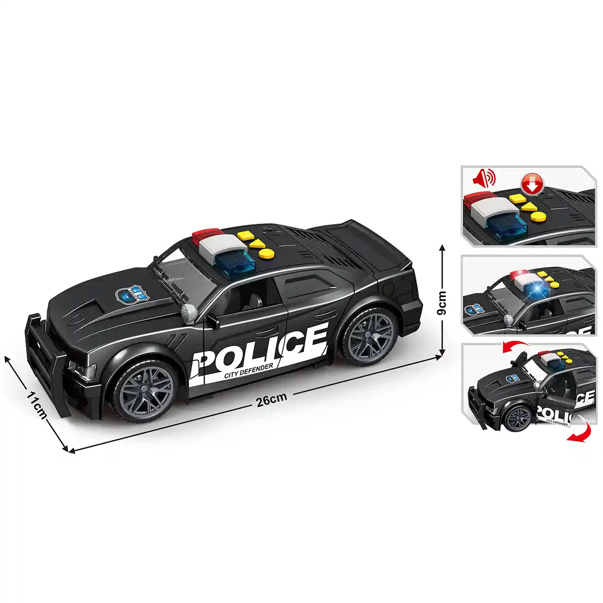 Jinjia 1:14 City Police Car 3yrs+