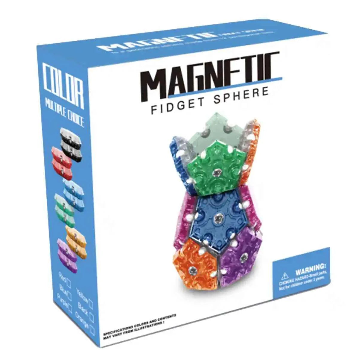 Magnetic Sphere 12pcs - Kiddy Zone