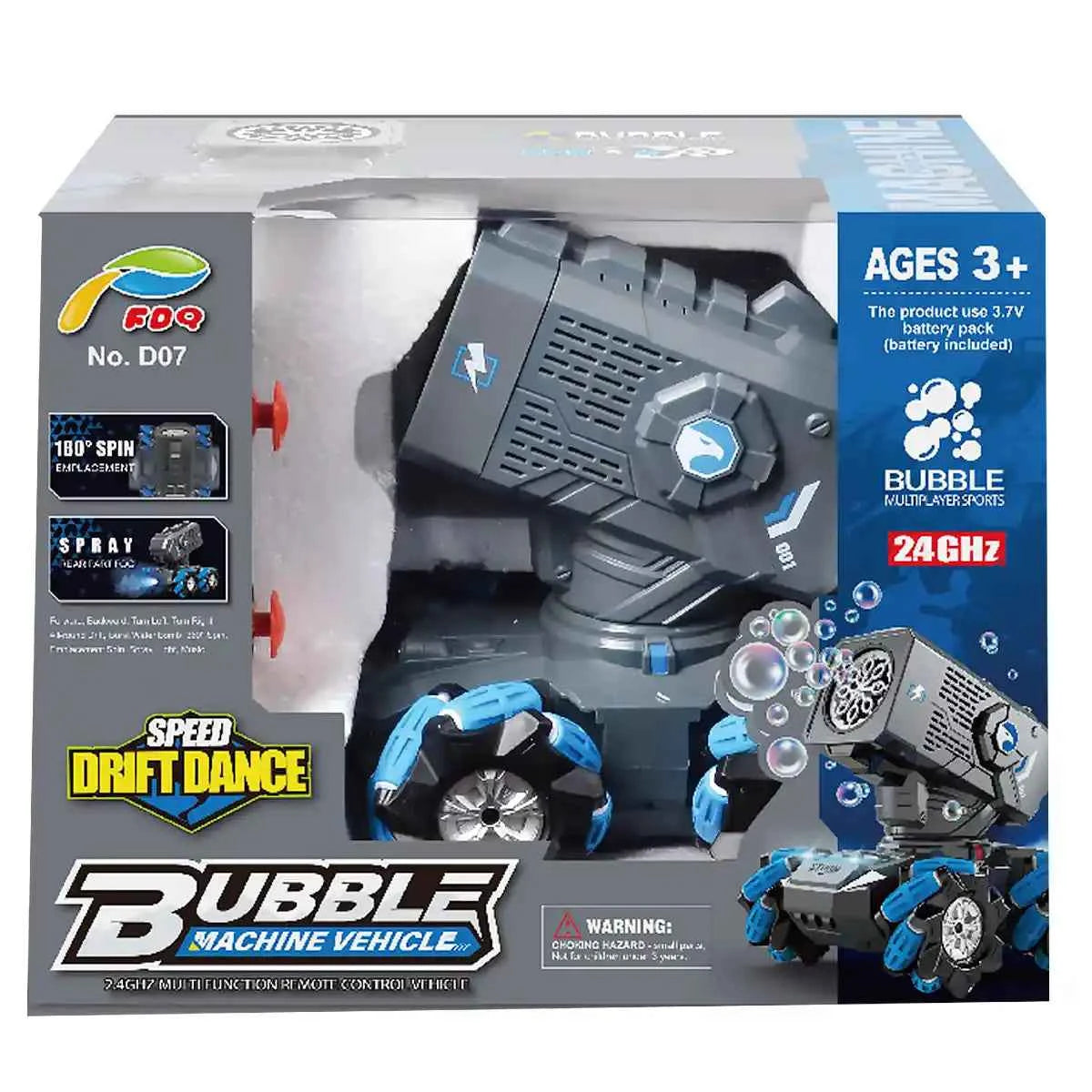 R/C BUBBLE SPRAY TANK 3YRS+ - Kiddy Zone
