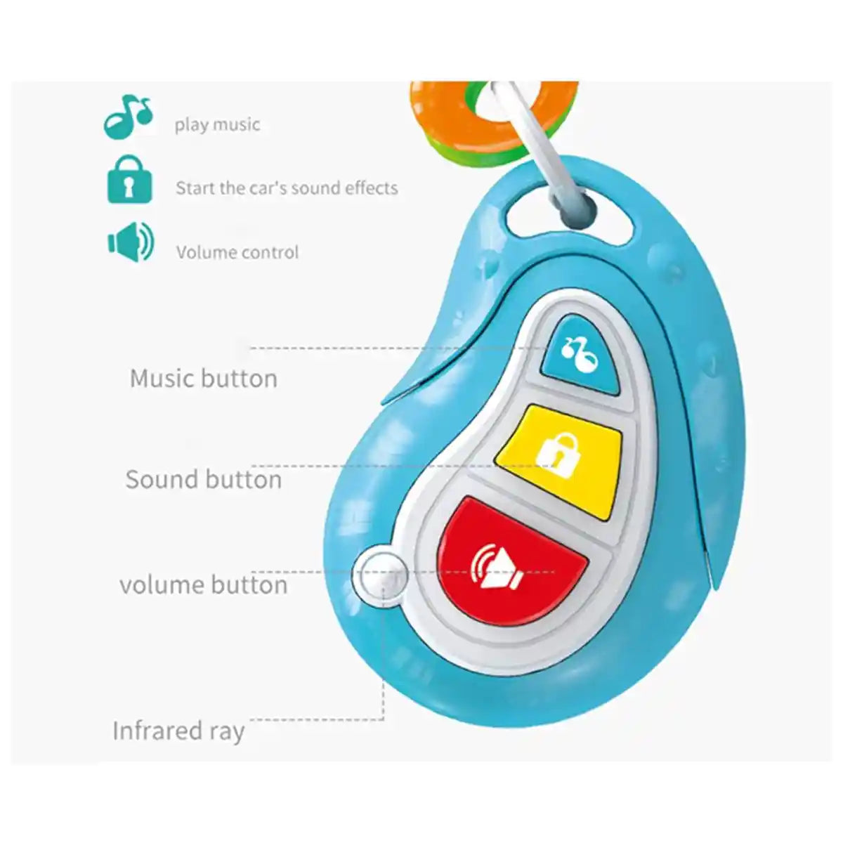 3 In 1 R/C Walker - Blue 6m+