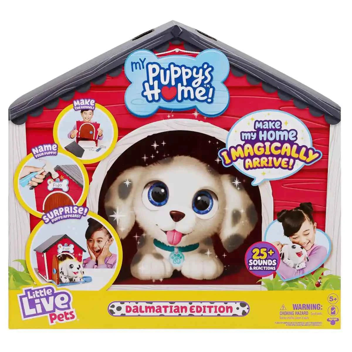 LL FLAT PK PUPPY DALMANTIAN - HEART/PAW EXCL - Kiddy Zone