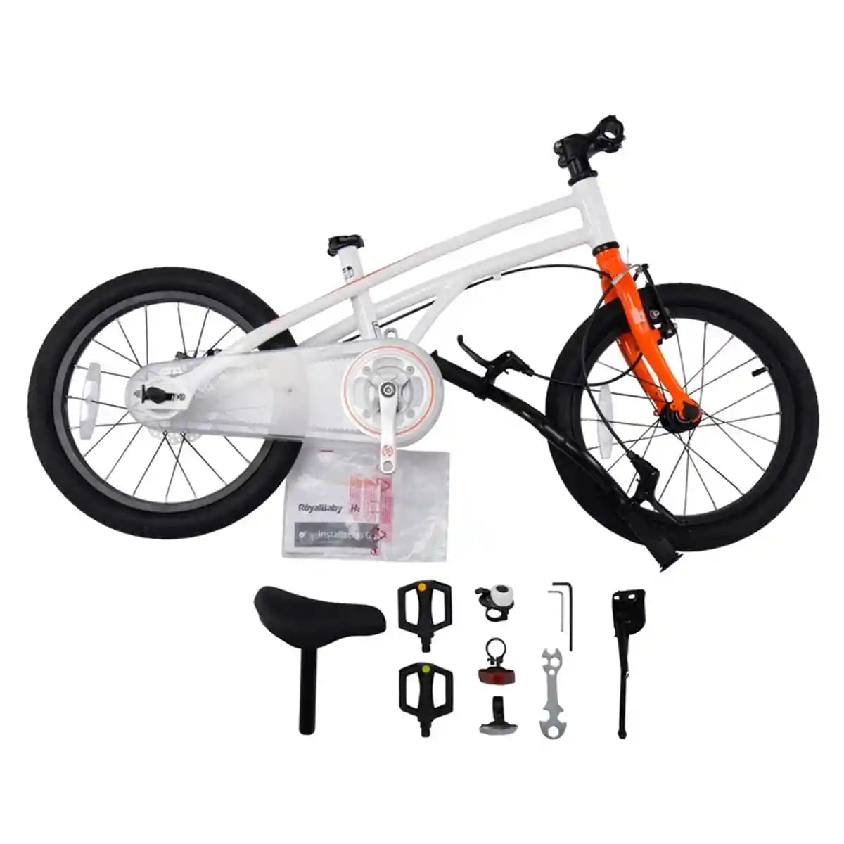 CHILDREN BICYCLE ROYALLITE H2 ORANGE 18"