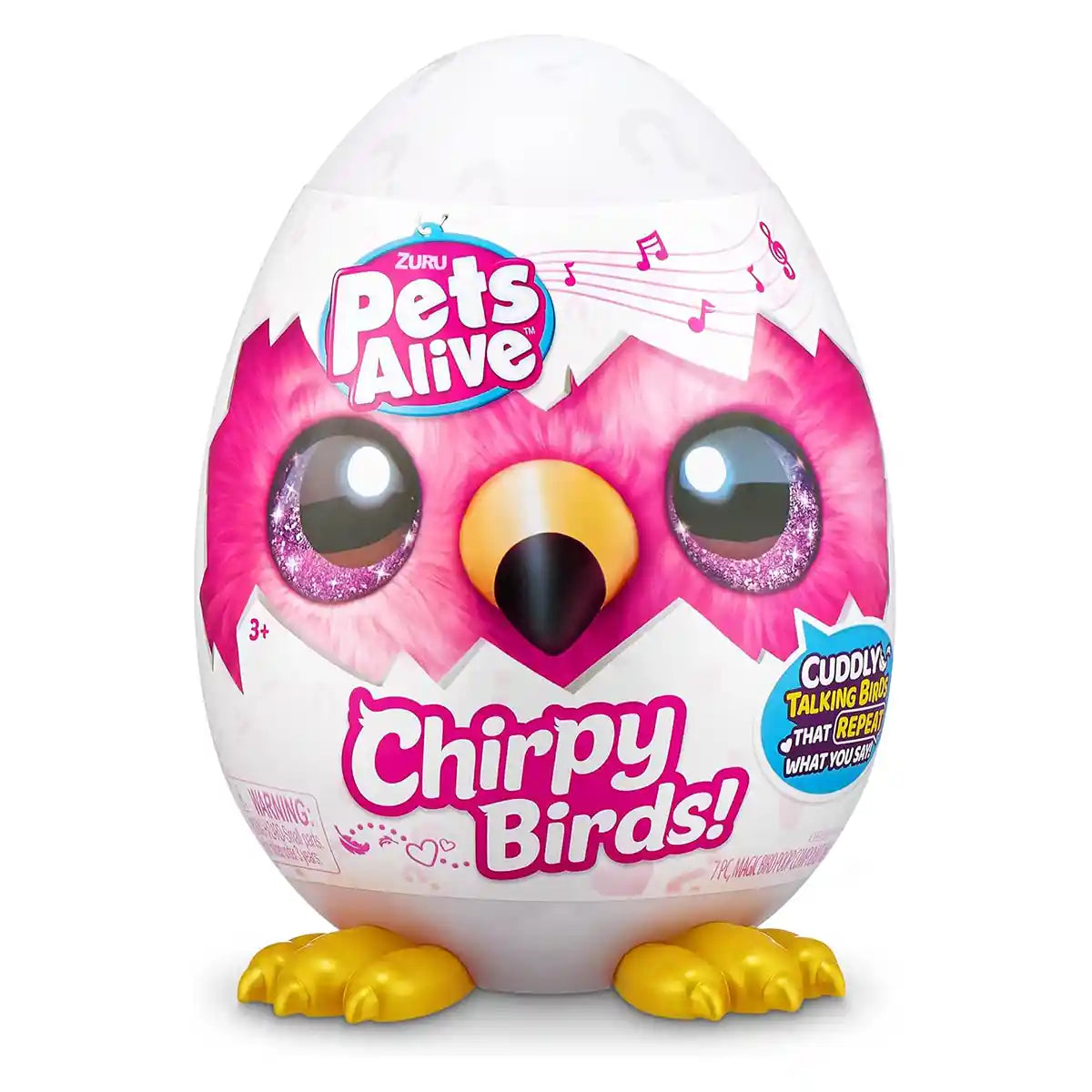 Pets Alive-Chirpy Birds-Series 1, Endcap,36 pcs, No Inner, Std Color Assortment - Kiddy Zone
