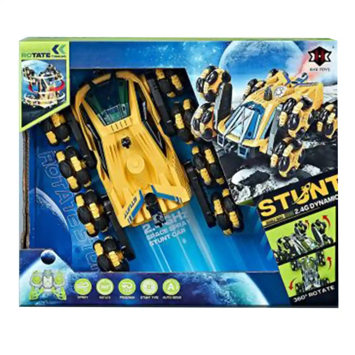 R/C Space Drift Stunt Car 8 Wheels 6yrs+ - Kiddy Zone