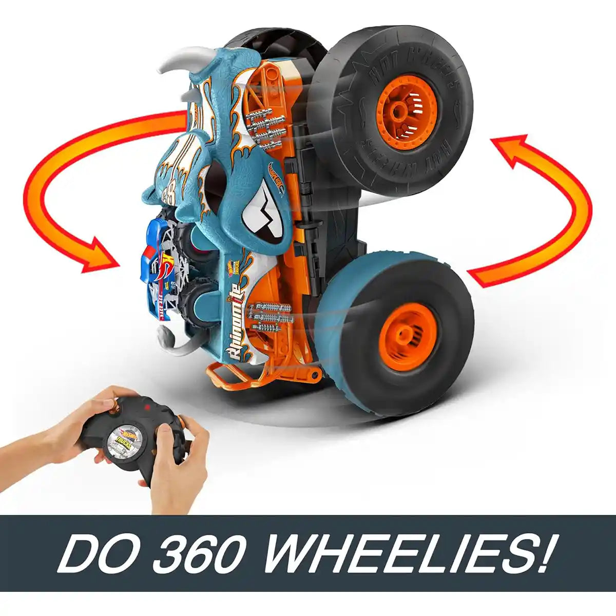 Hot Wheels R/C 1:12 Monster Trucks Transforming Rhinomite