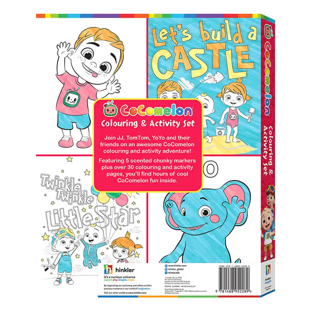 Hinkler - Cocomelon Kaleidoscope Colouring Kit