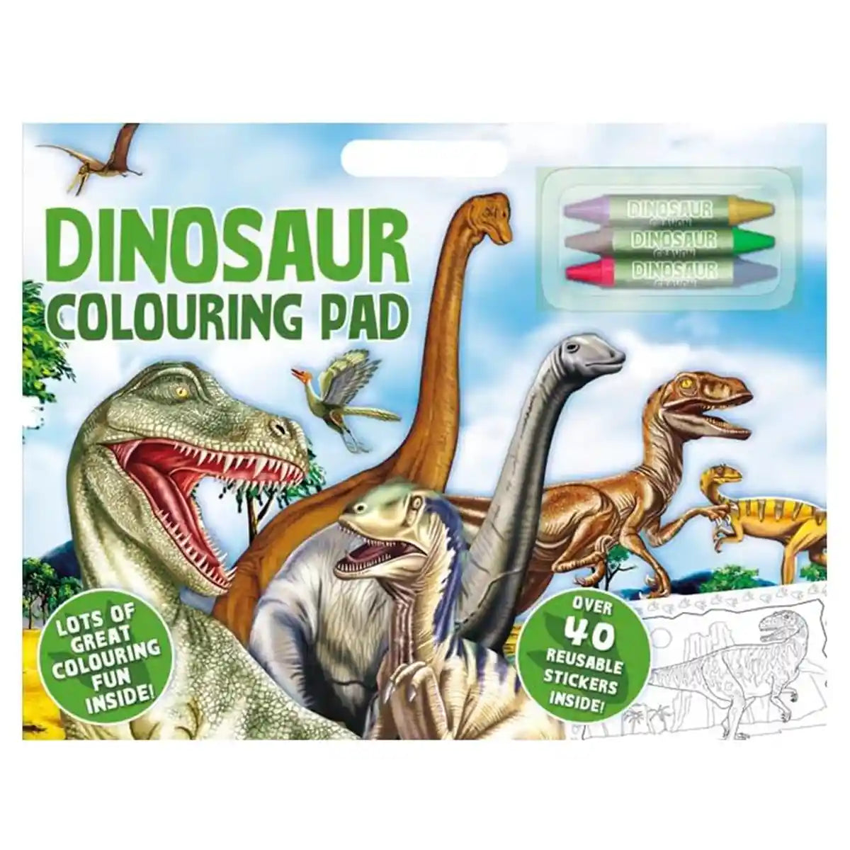 Dinosaurs Colouring Pad