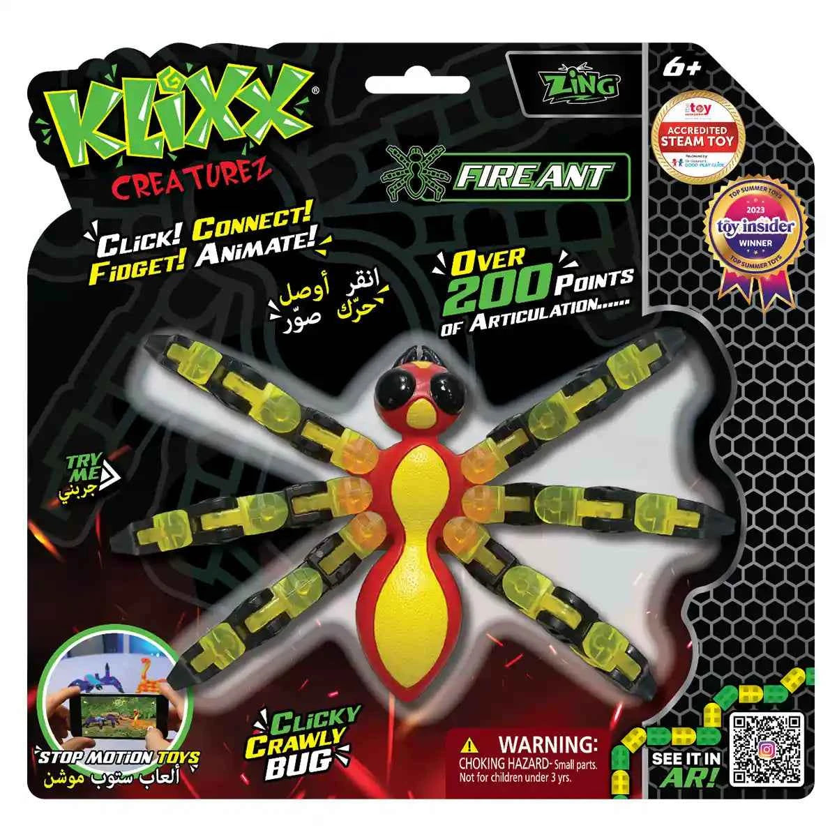 Klixx Creaturez Fire Ant - Kiddy Zone