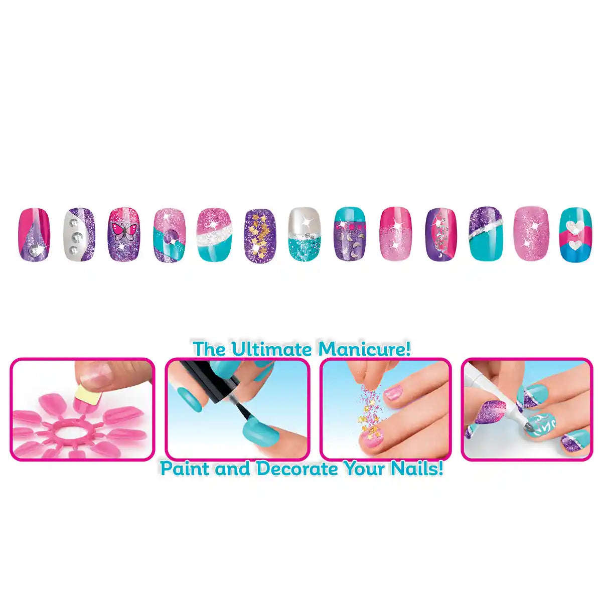 Shimmer N Sparkle Salon Style Deluxe Manicure &amp; Pedicure