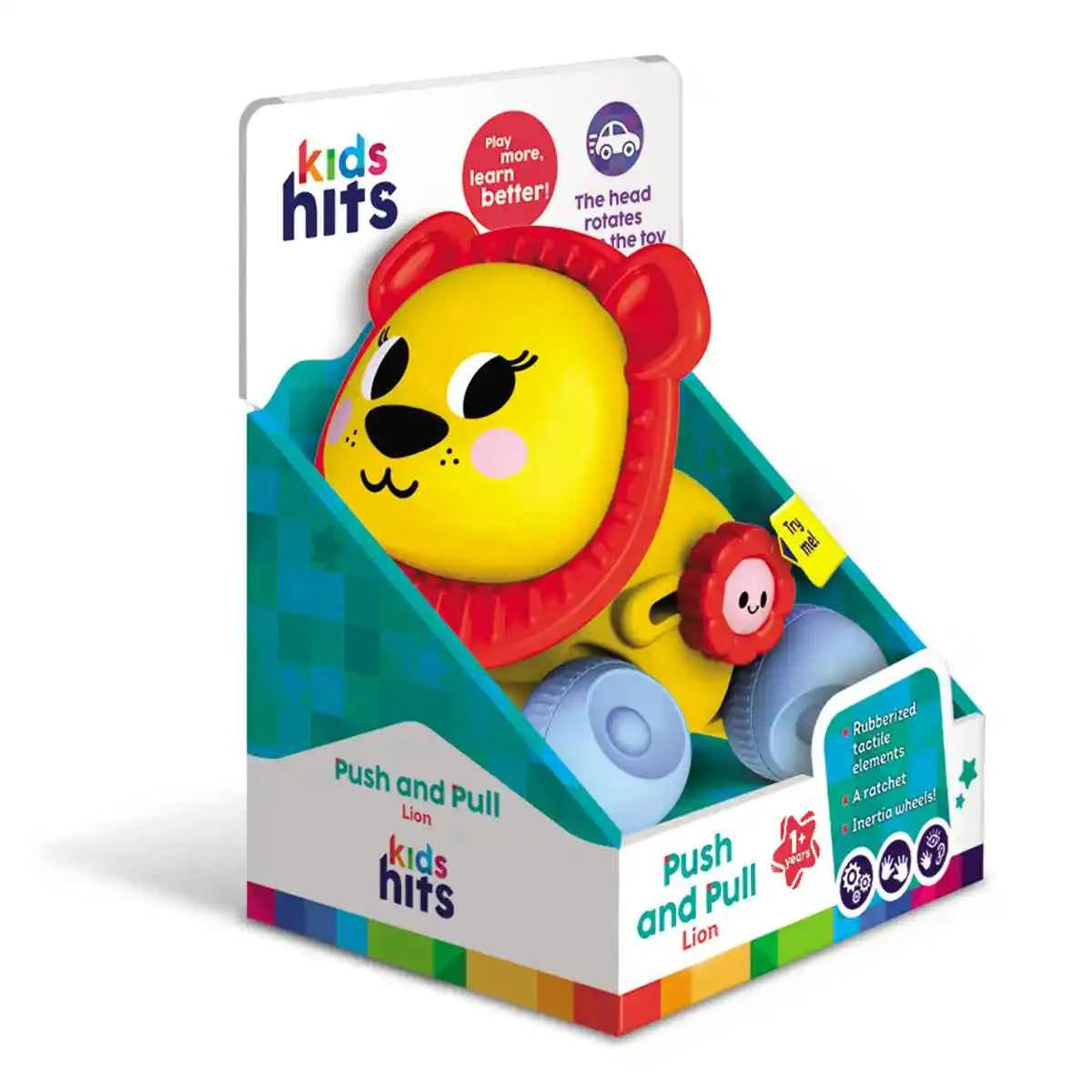 Kids Hits Push & Roll Lion - Kiddy Zone