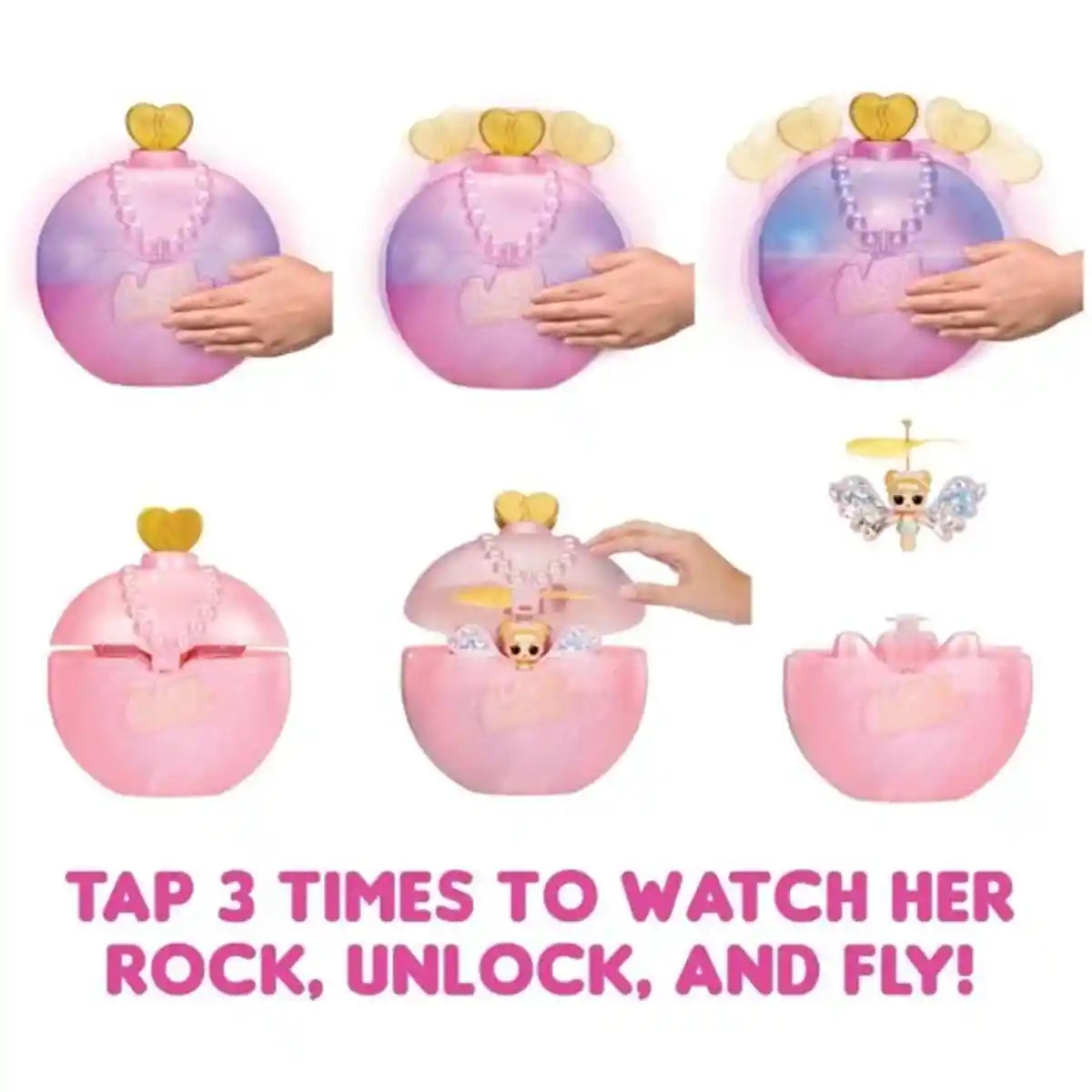 LOL Surprise Rock n' Release Flyers (Gold Wings)