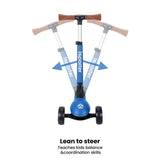 iSporter Pro Scooter With Basket M6 Blue - Kiddy Zone