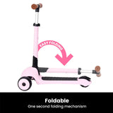 iSporter Pro Scooter With Basket M6 Pink