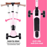 iSporter Pro Scooter With Basket M6 Pink