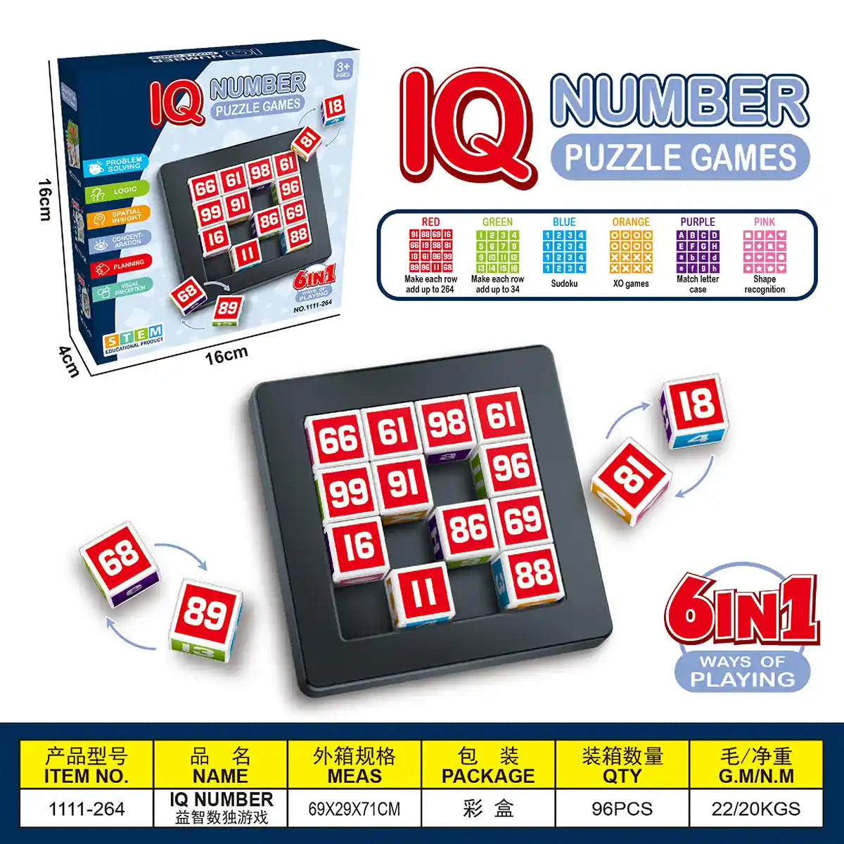 IQ NUMBER PUZZLE GAMES