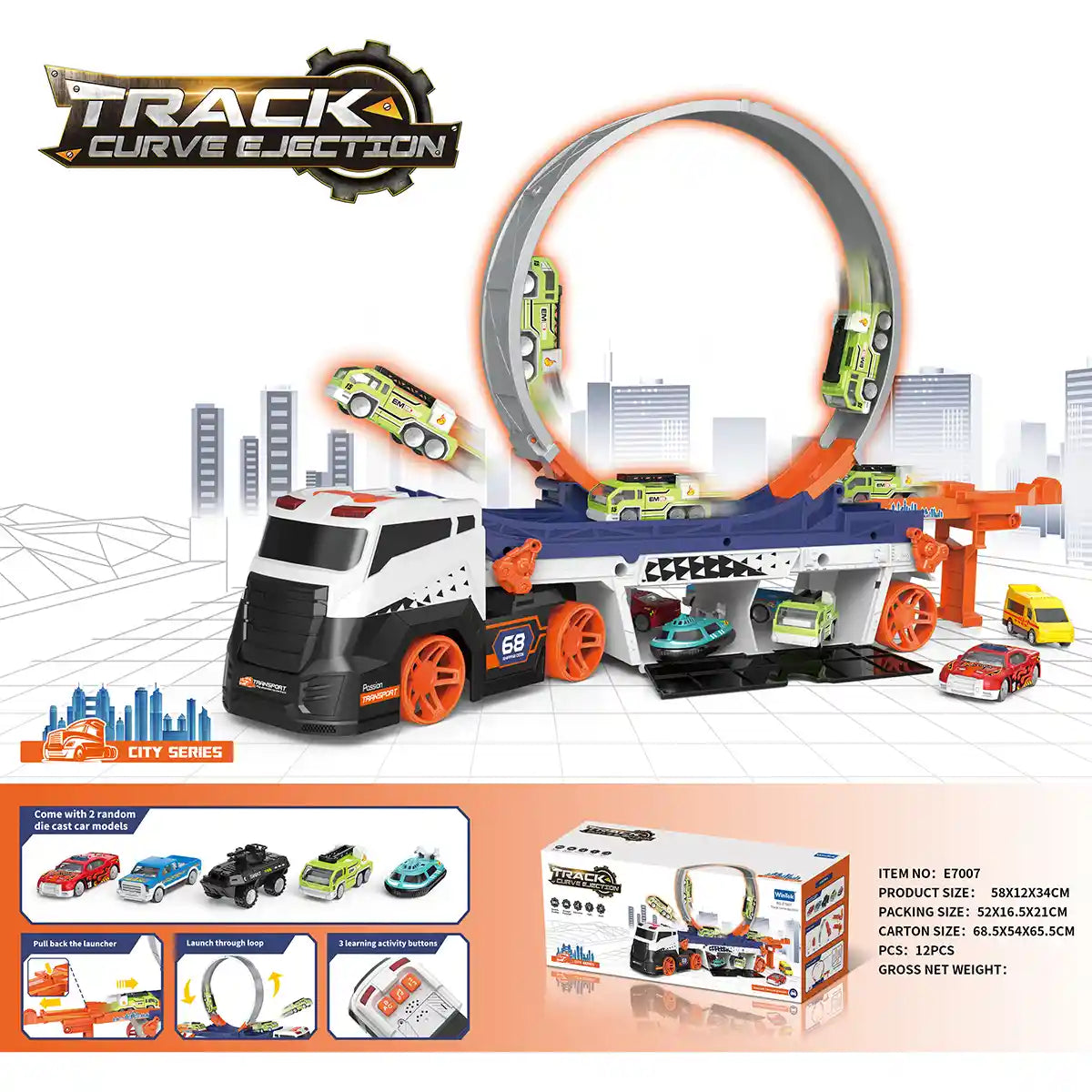 Track Curve Ejection