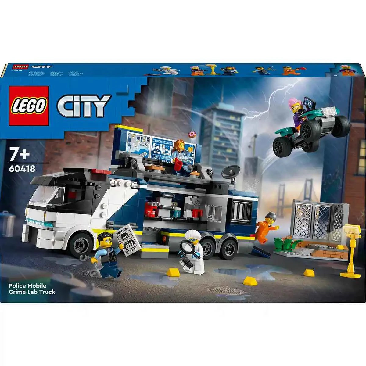 LEGO City Police Mobile Crime Lab Truck Toy 60418 - Kiddy Zone
