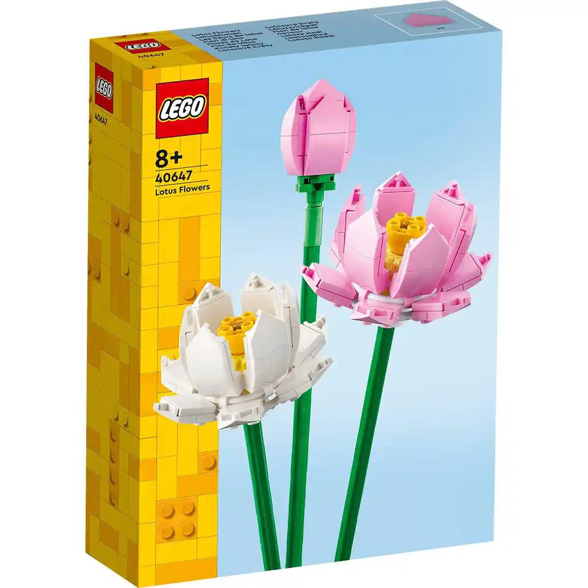 LEGO Lotus Flowers 40647 Building Toy Set for Ages 8+ (220 Pieces) - Kiddy Zone