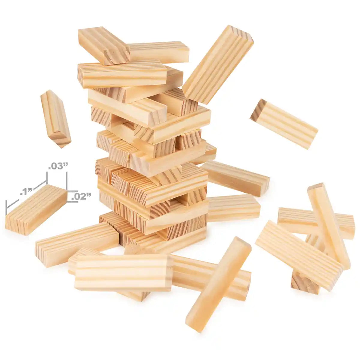 Game Jumbling Towers Wood in Shoe Box