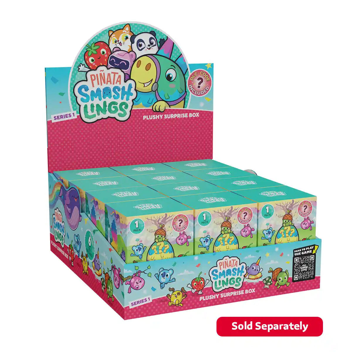 Pinata Smash Plushy 13cm Surprise CDU - Kiddy Zone