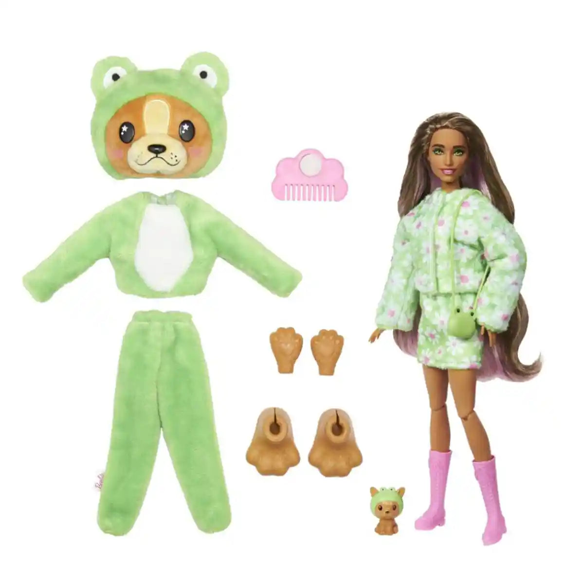 Barbie Cutie Reveal Costume Cuties Series - Dog in Frog - Kiddy Zone
