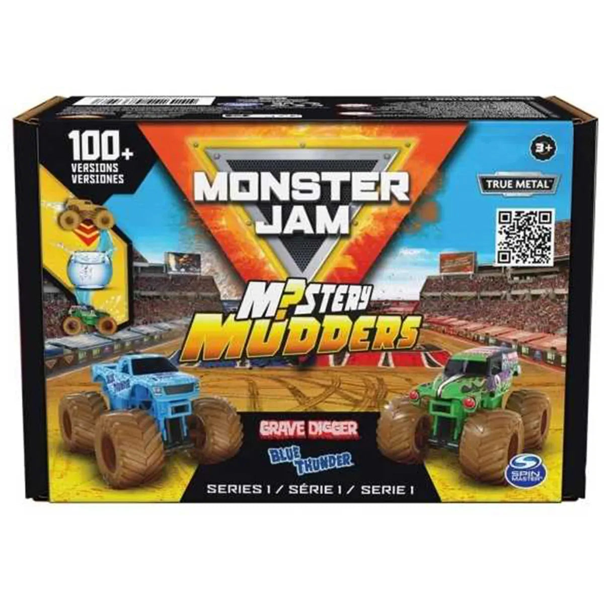 Monster Jam 1:64 Mystery Mudders 2-Pack
