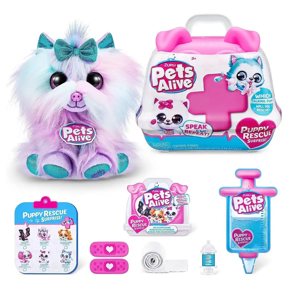 Pets Alive-Pet Shop Surprise-Series 3 Interactive Plush, Assortment
