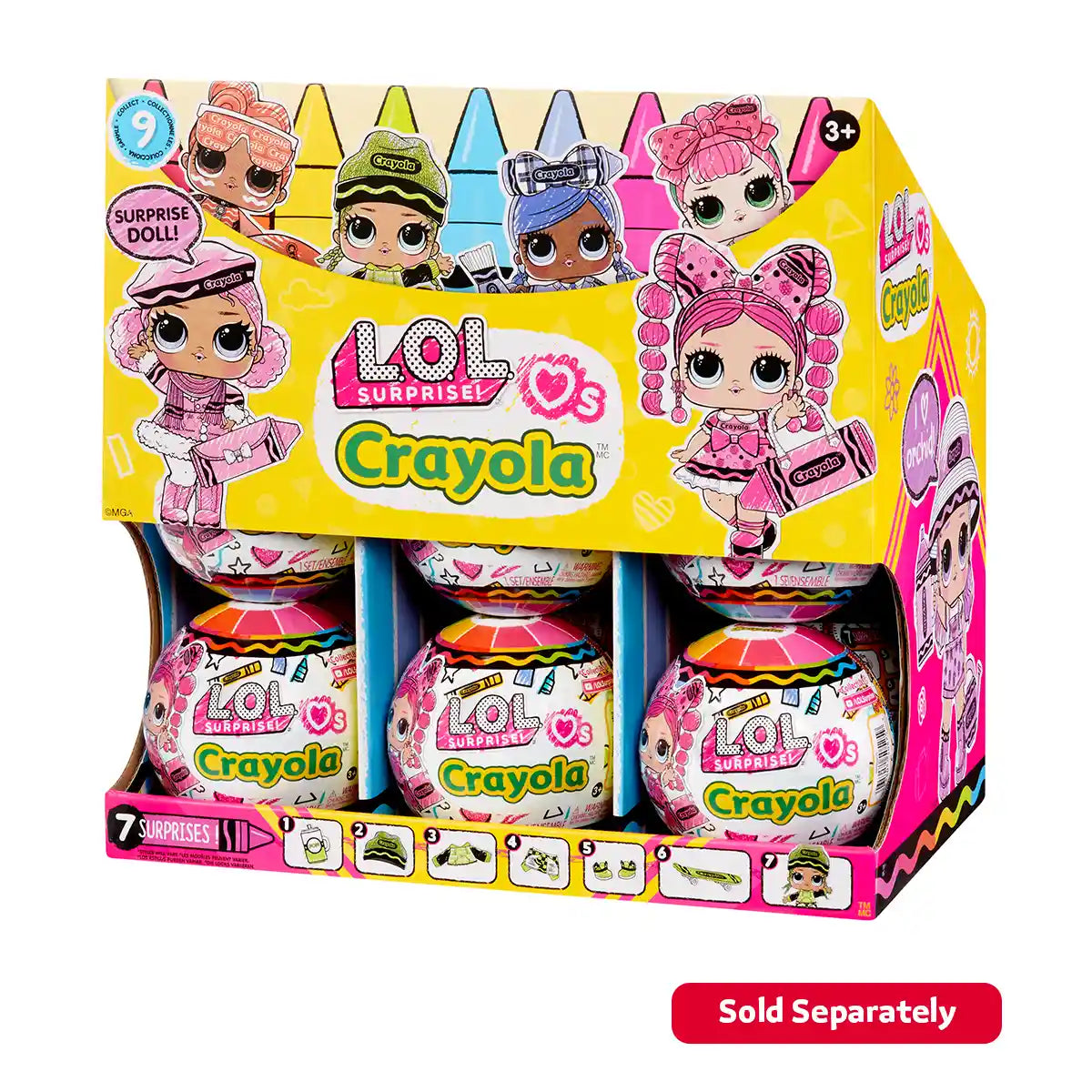 LOL Surprise Loves Crayola Tots asstd (PDQ)