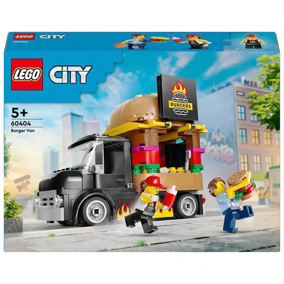 LEGO City Burger Van Toy Building Set 60404 - Kiddy Zone