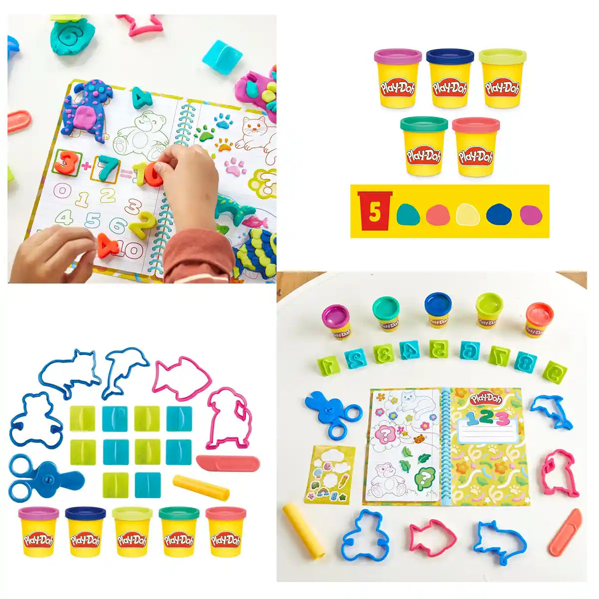 Playdoh School Activities Set, Preschool Toys for Kids 3+, Back to School Classroom Gifts