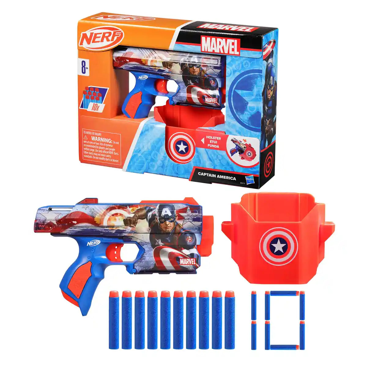 Nerf Captain America Blaster - Kiddy Zone