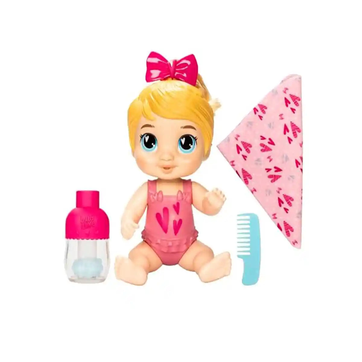 Baby Alive Shampoo Snuggle Harper Hugs Blonde Hair 11 Inch Water Baby Doll Playset, Toys for 3 Year Old Girls &amp; Up
