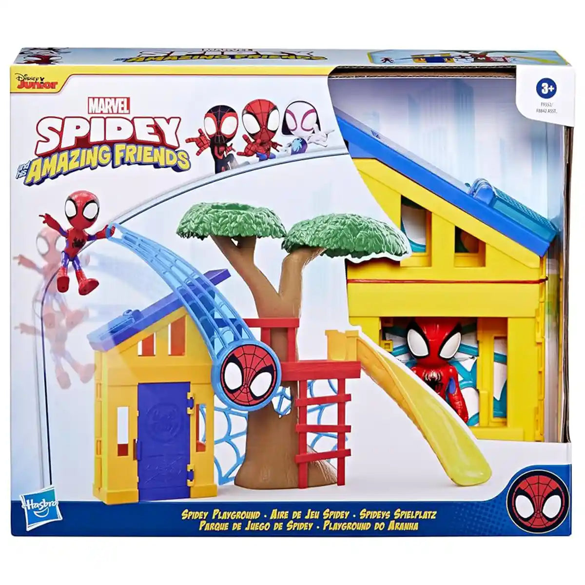 Spidey and his Amazing Friends Spidey Playground Playset, Includes 4-Inch Action Figure,  Toys for Kids 3+ - Kiddy Zone