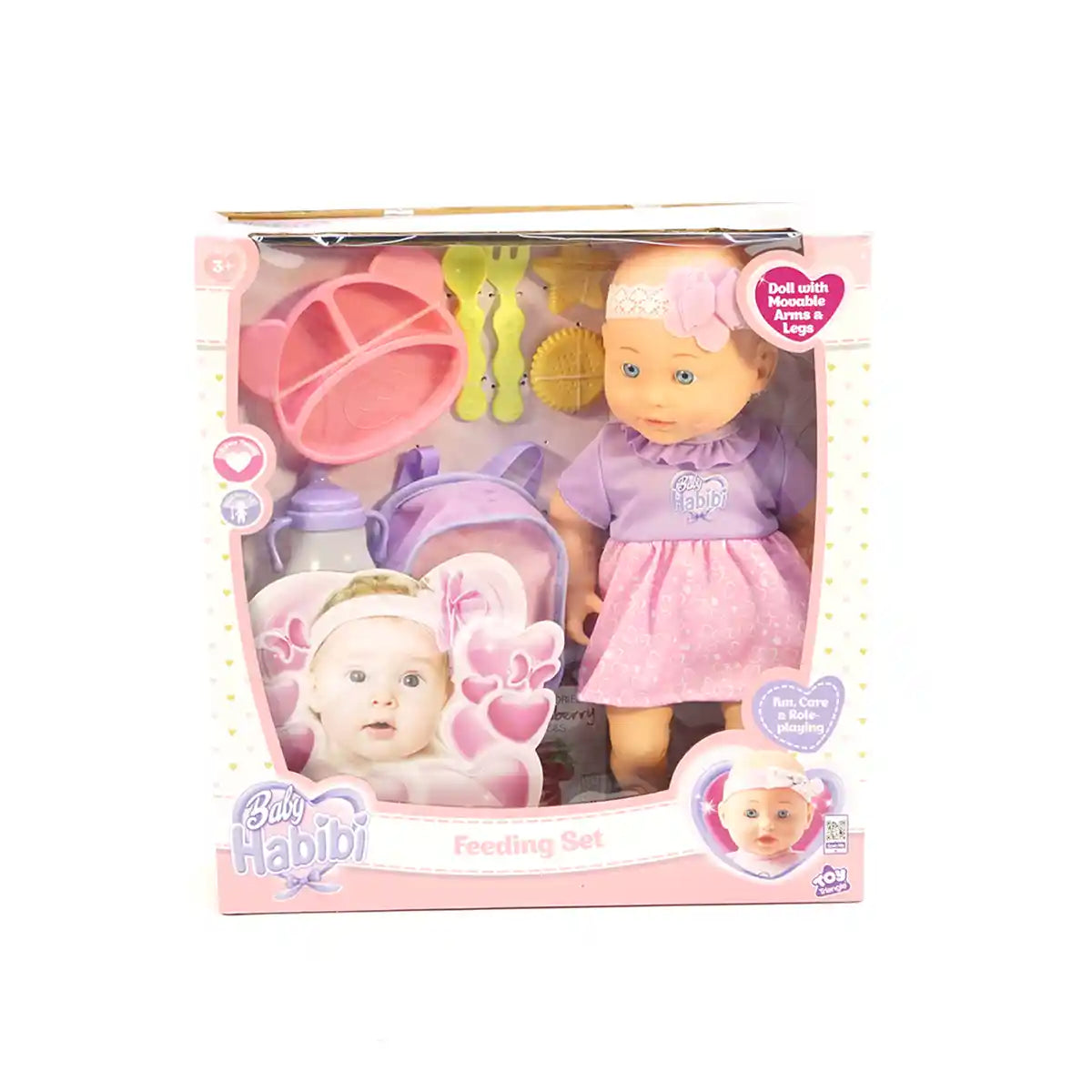 Baby Habibi Doll Feeding Set 14inch -3yrs+ - Kiddy Zone